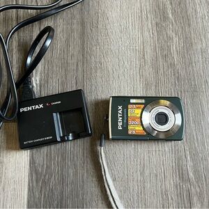 Pentax Digital Camera with Charger